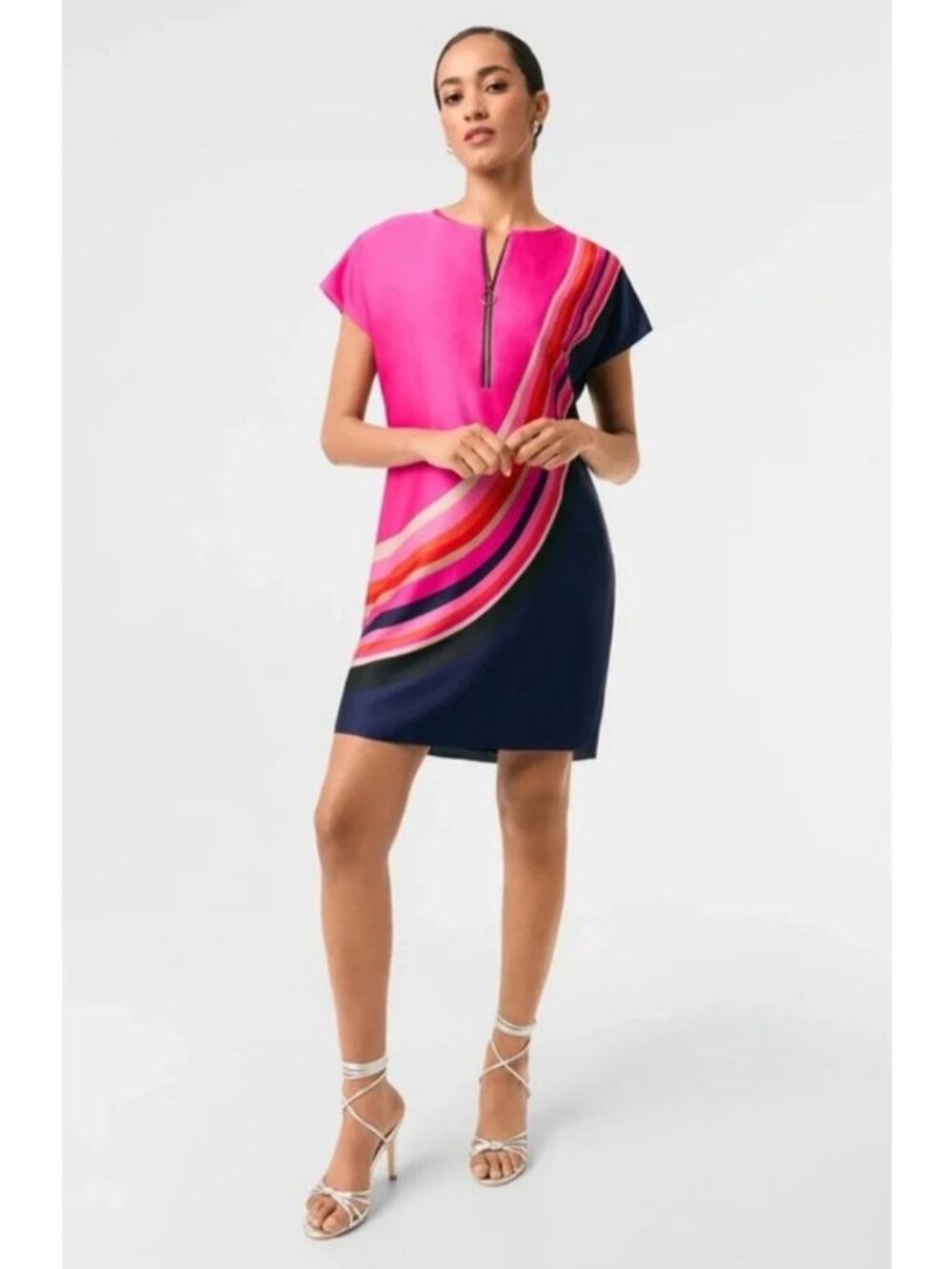 💕TRINA TURK💕 Hasil 2 Dress ~ TPM Teal Plum XL NWT - Picture 5 of 14